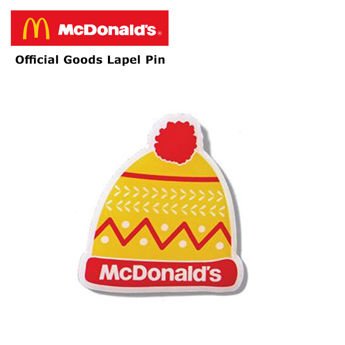 ラペルピン ビーニー帽 ニット帽 マクドナルド オフィシャルグッズ ピンバッジ ピン McDonald's アメリカン雑貨