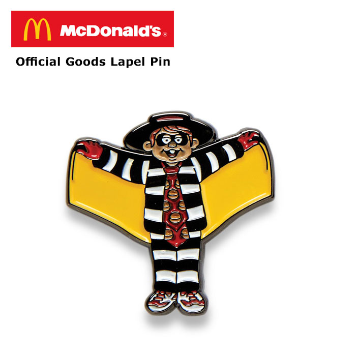 ラペルピン ハンバーグラー マクドナルド オフィシャルグッズ ピンバッジ ピン McDonald's アメリカン雑貨