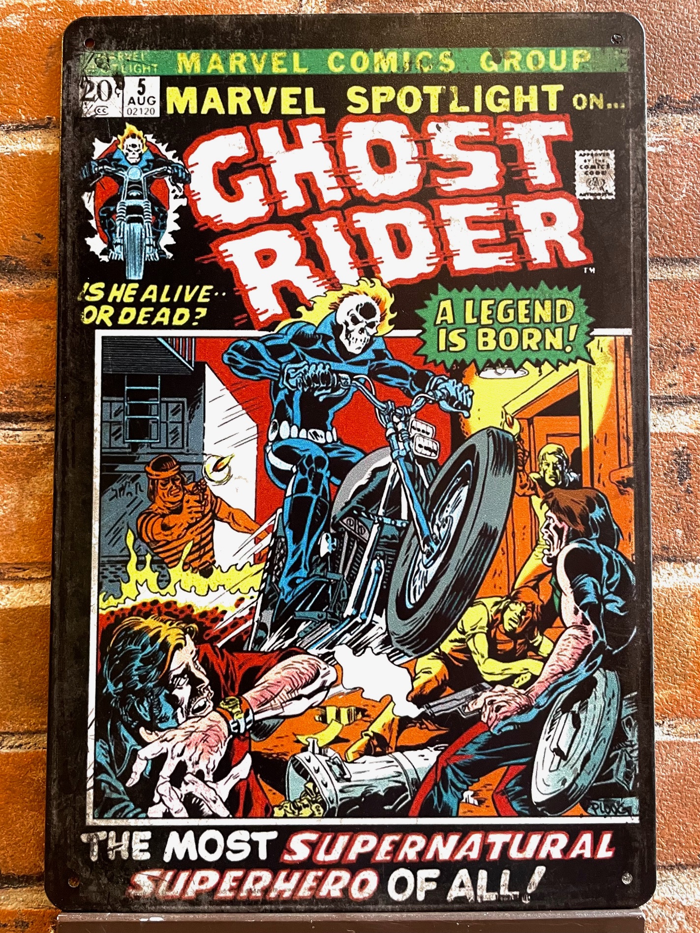 GHOSTティンサイン看板 ブリキ看板 インテリア ディスプレイ レトロ  アメリカン雑貨