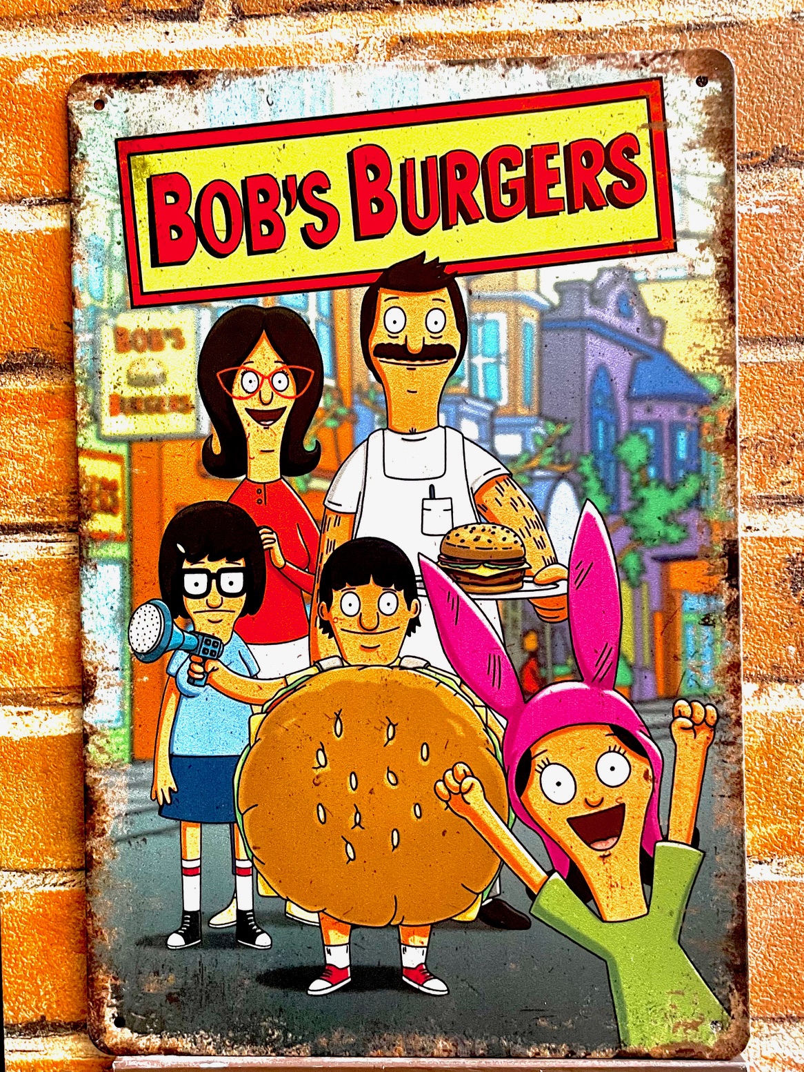 BOBSティンサイン看板 ブリキ看板 インテリア ディスプレイ レトロ  アメリカン雑貨