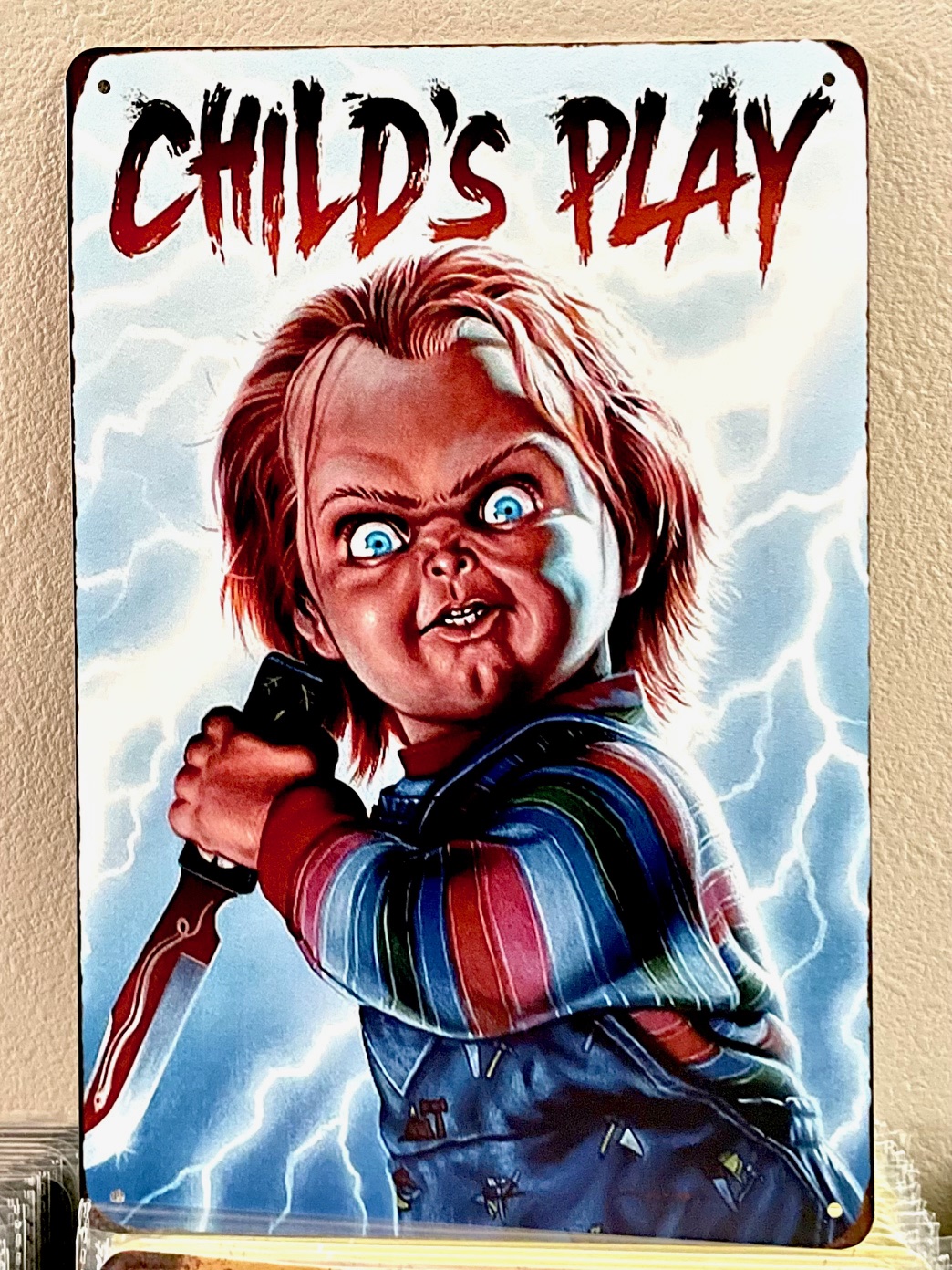 チャイルドティンサイン看板 ブリキ看板 インテリア ディスプレイ レトロ  アメリカン雑貨