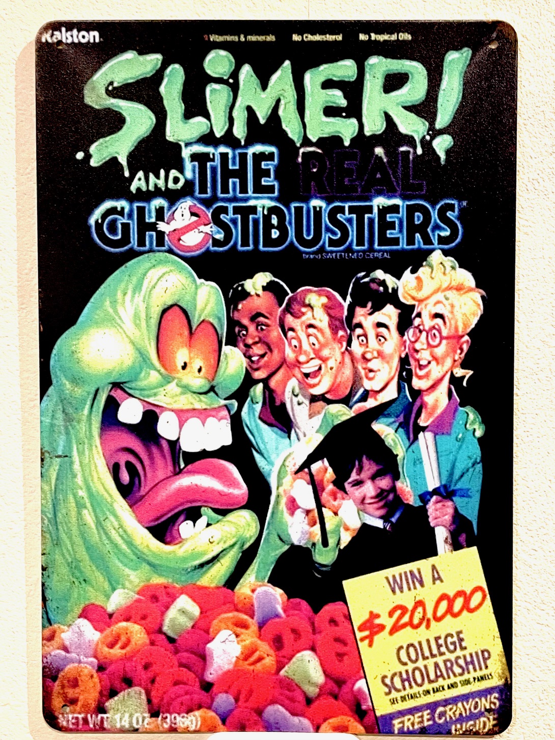 SLIMER ティンサイン  看板 ブリキ看板 インテリア ディスプレイ レトロ  アメリカン雑貨