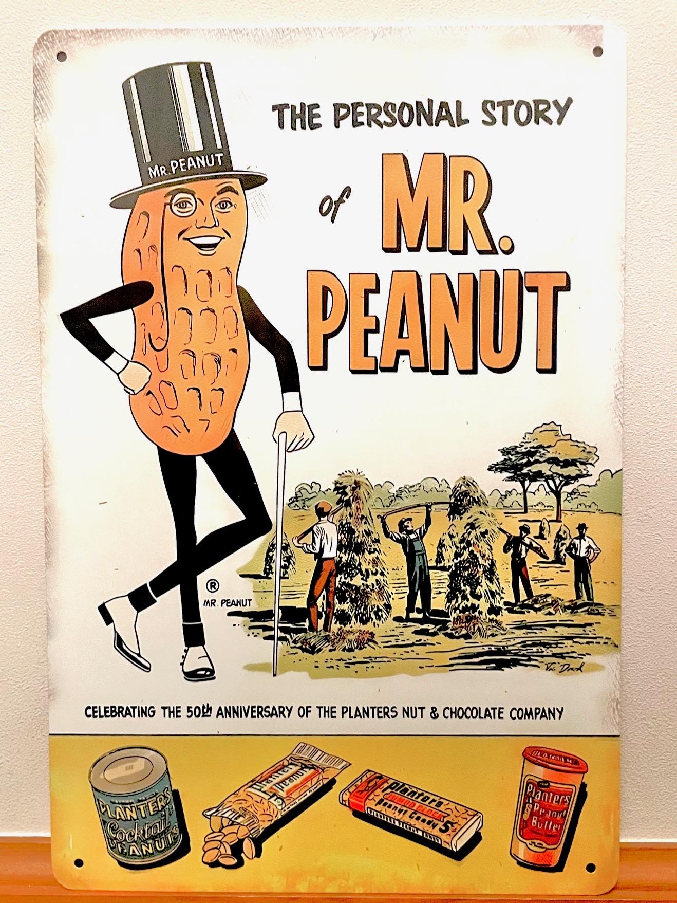 ピーナッツティンサイン 看板 インテリア ディスプレイ レトロ  映画 アメリカン雑貨