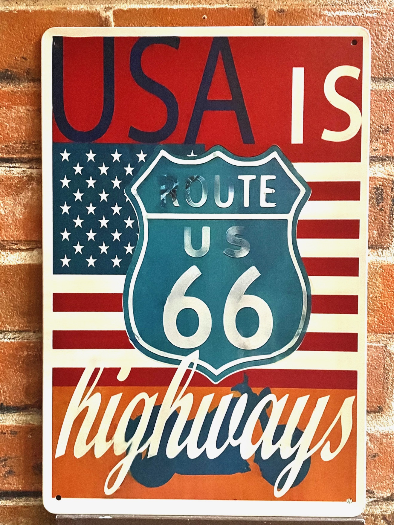 USA IS66ティンサイン 看板 インテリア ディスプレイ レトロ  映画 アメリカン雑貨