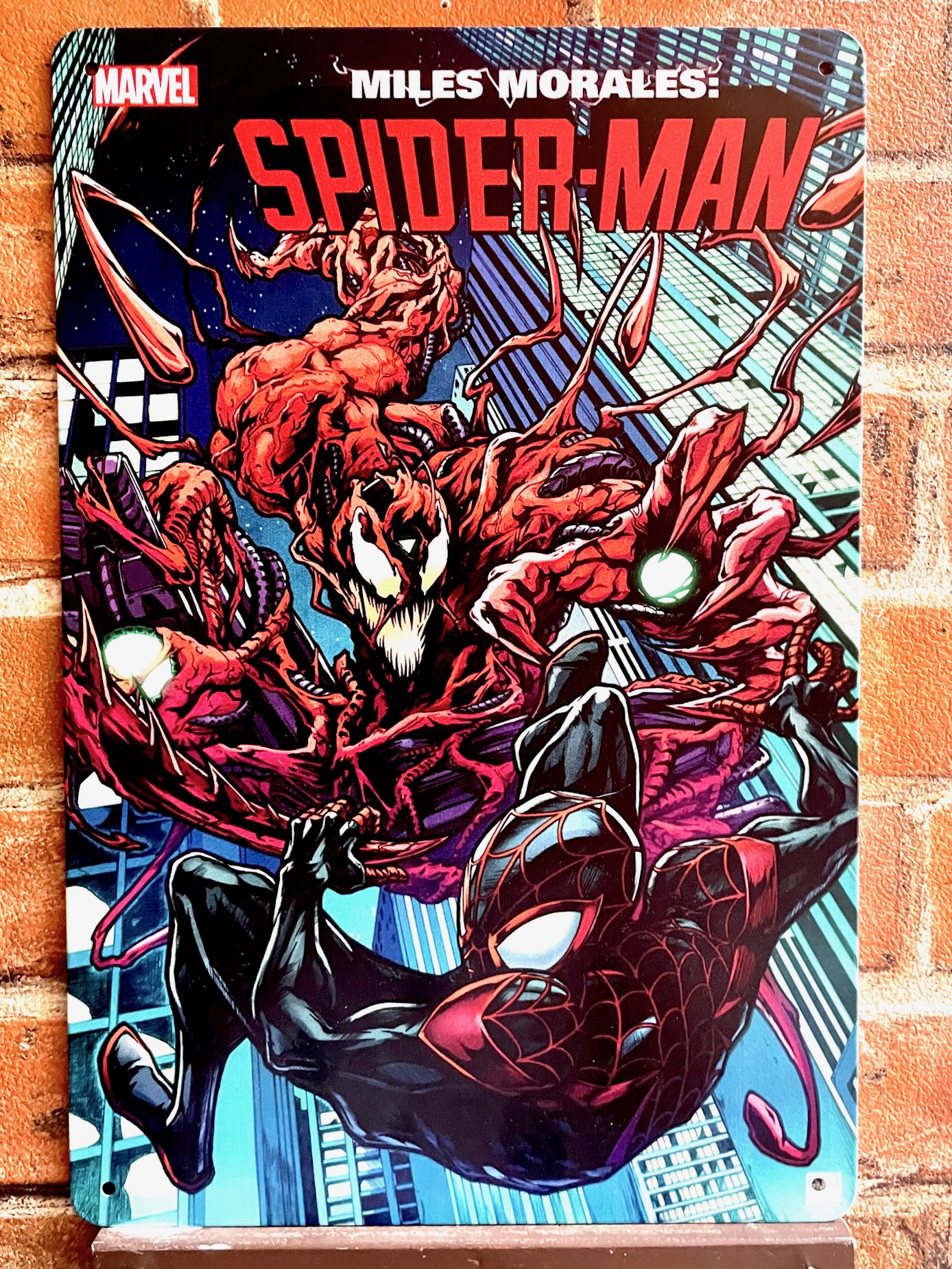 MILES SPIDERティンサイン 看板 ブリキ看板 インテリア ディスプレイ レトロ  アメリカン雑貨