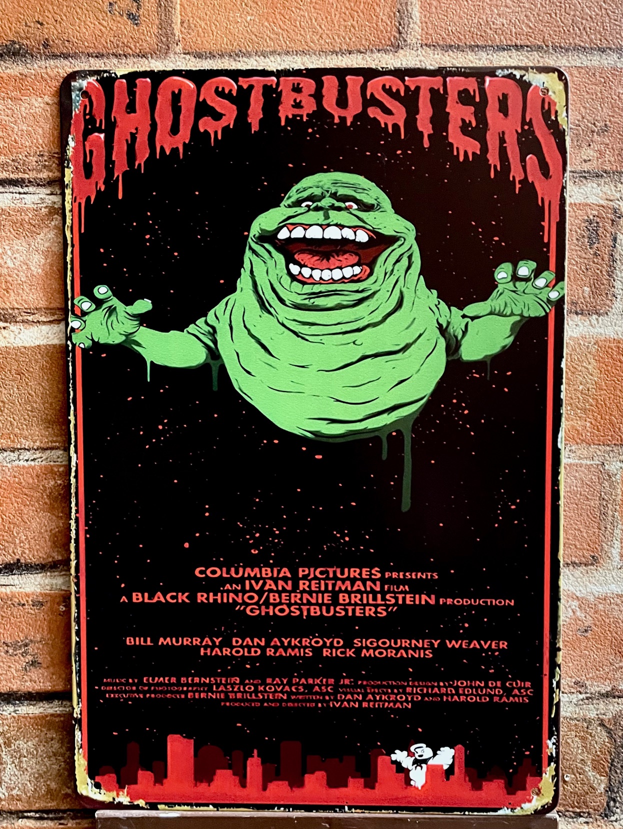 GHOSTBUSTERS ティンサイン  看板 ブリキ看板 インテリア ディスプレイ レトロ  アメリカン雑貨