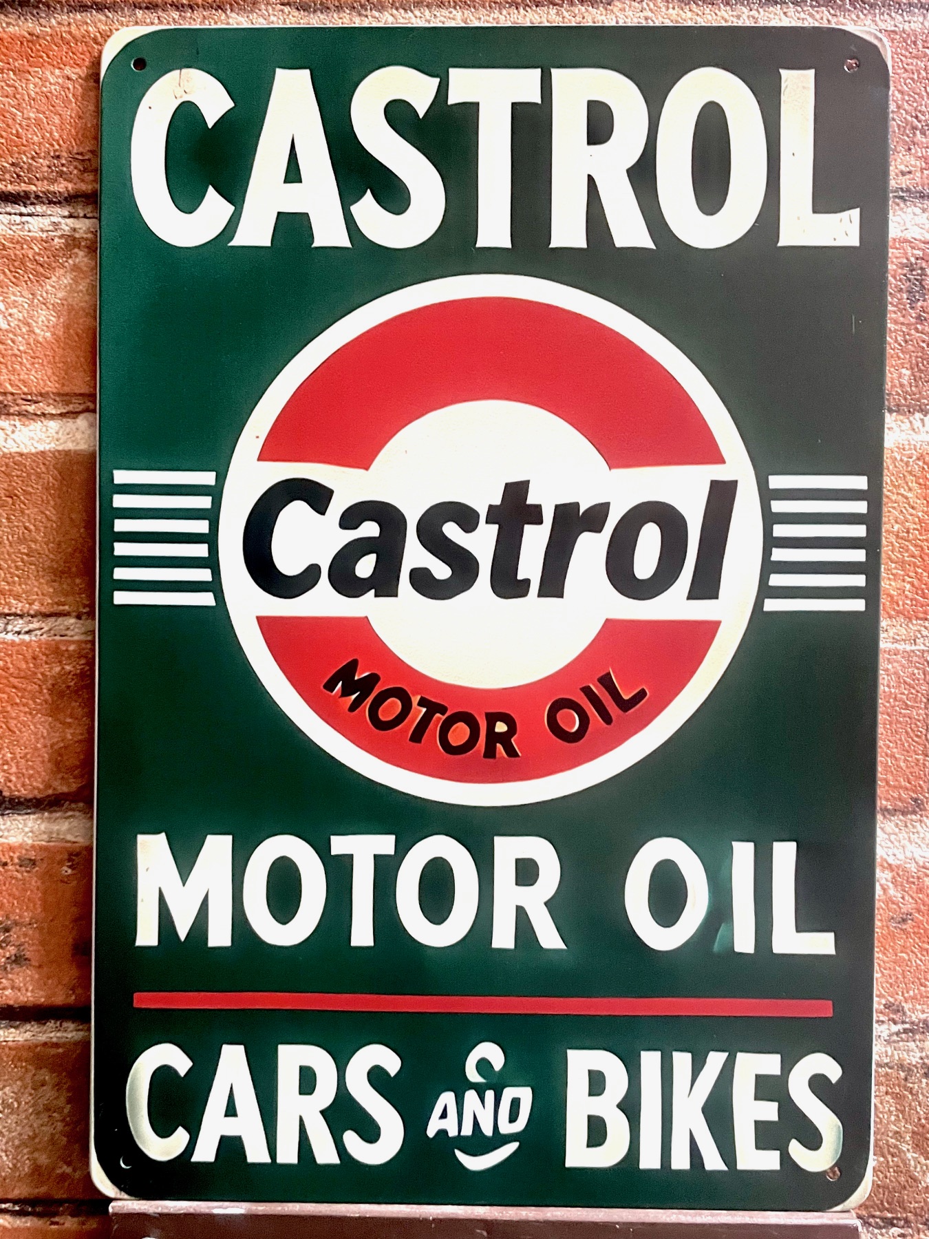 CASTROLティンサイン  看板 ブリキ看板 インテリア ディスプレイ レトロ  アメリカン雑貨