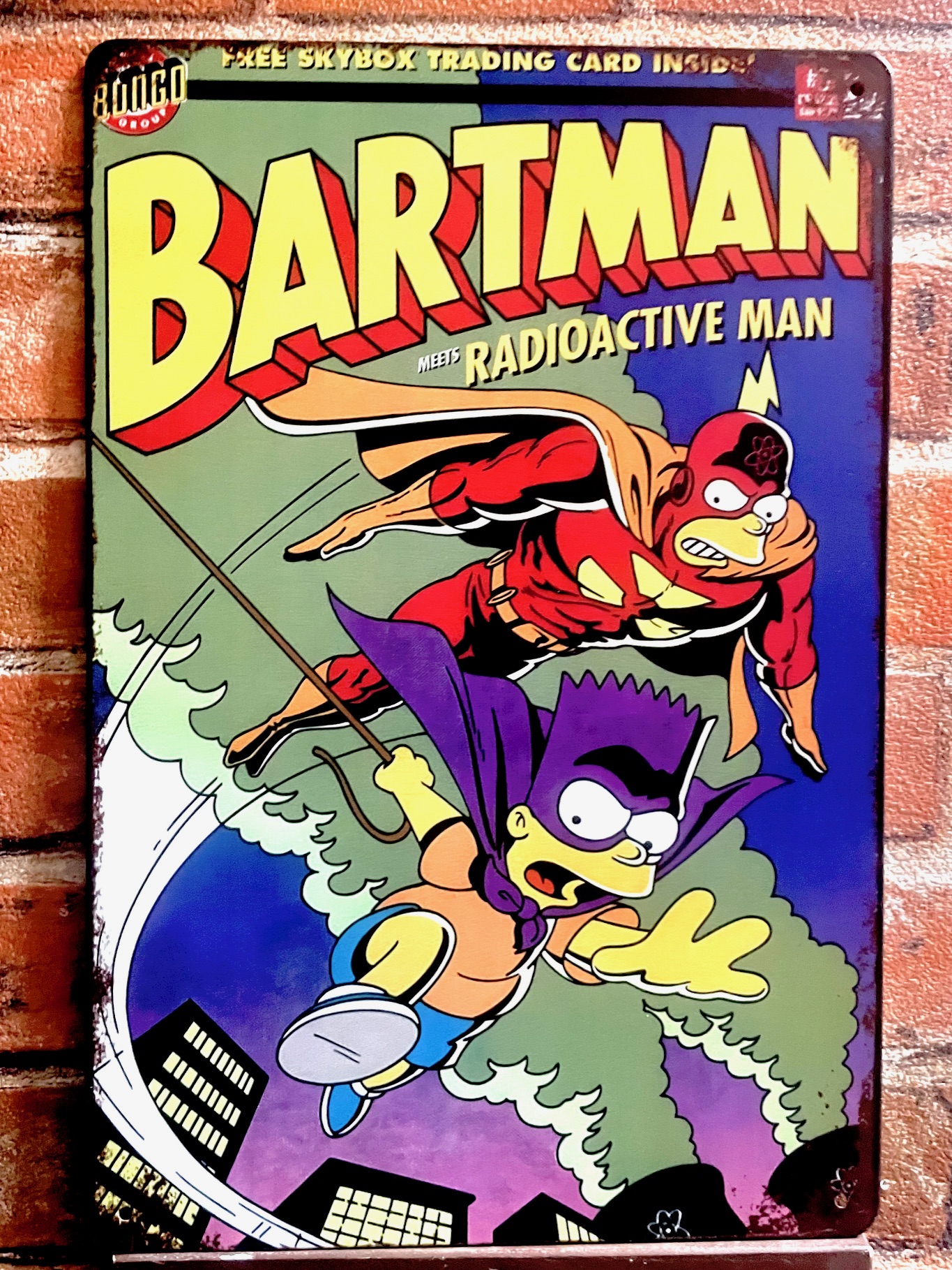 BARTMANティンサイン  看板 ブリキ看板 インテリア ディスプレイ レトロ  アメリカン雑貨