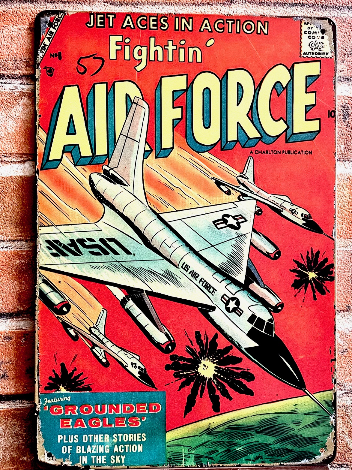 AIRFORCEティンサイン  看板 ブリキ看板 インテリア ディスプレイ レトロ  アメリカン雑貨