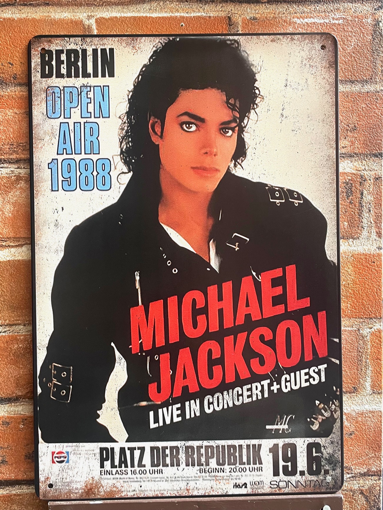 MJ BERLINティンサイン 看板 インテリア ディスプレイ レトロ  アメリカン雑貨