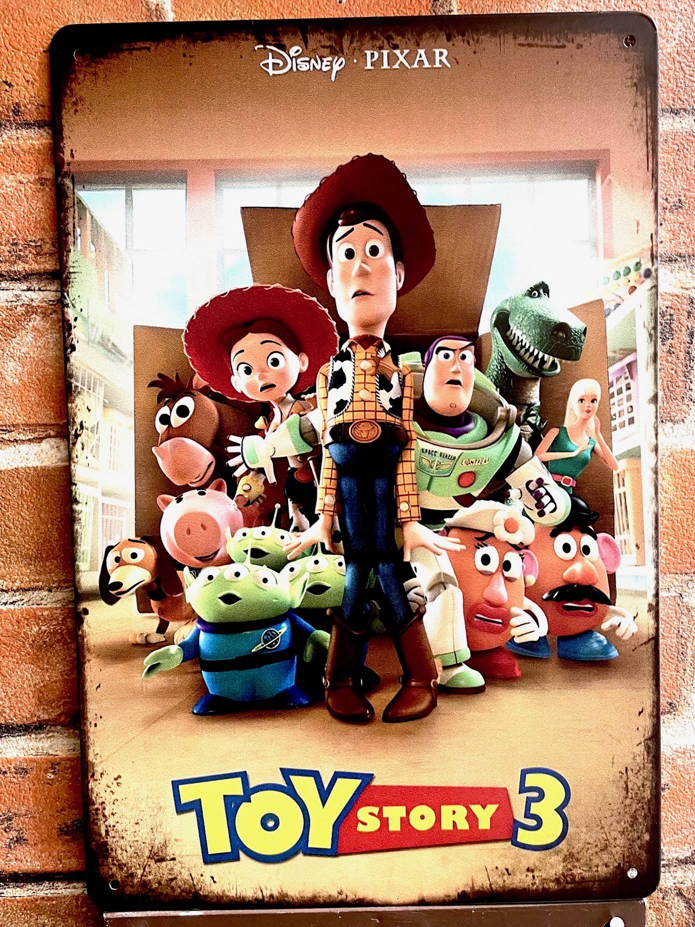 TOY3ティンサイン 看板 インテリア ディスプレイ   映画 アメリカン雑貨