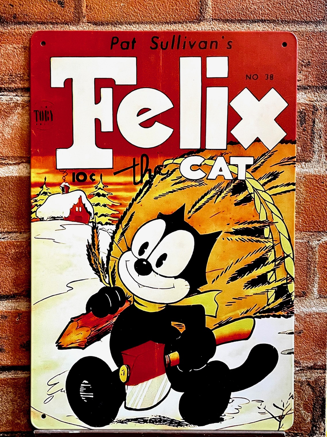 FELIX 10Cティンサイン  看板 ブリキ看板 インテリア ディスプレイ レトロ  アメリカン雑貨