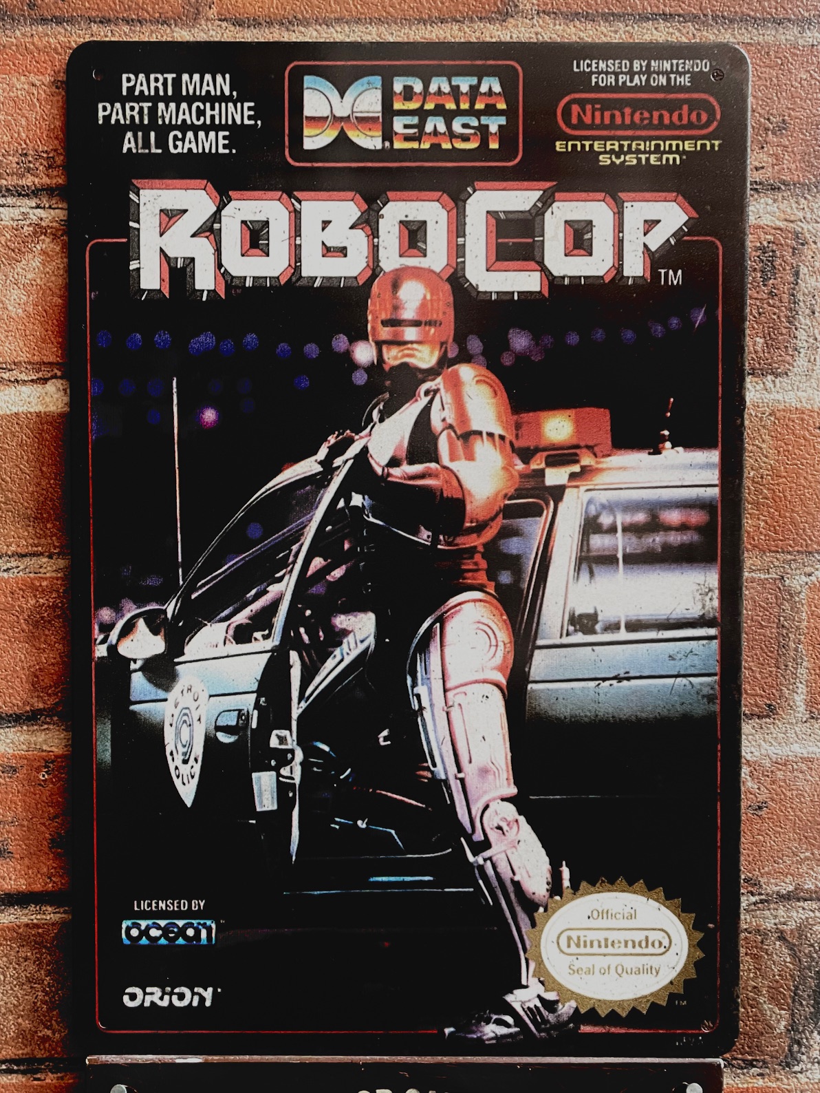 ROBOCOPティンサイン 看板 インテリア ディスプレイ レトロ  映画 アメリカン雑貨