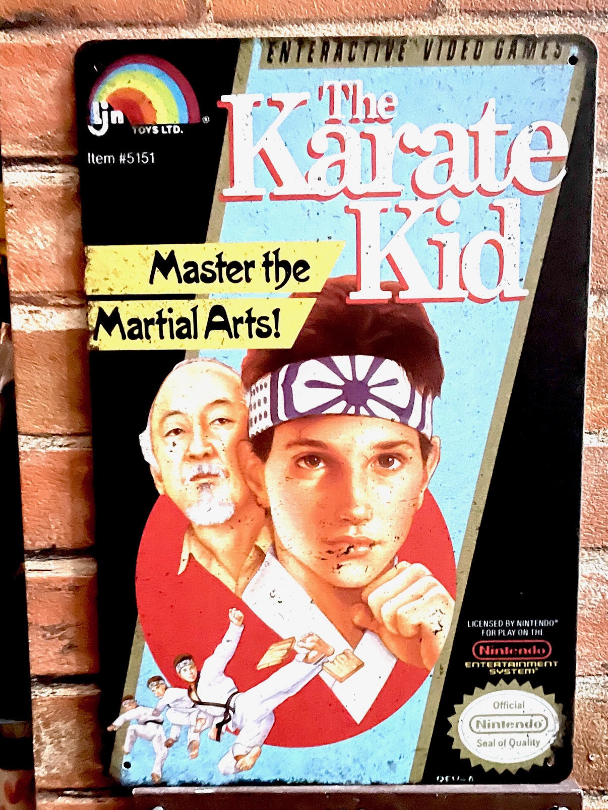 KARATEティンサイン  看板 ブリキ看板 インテリア ディスプレイ レトロ  アメリカン雑貨