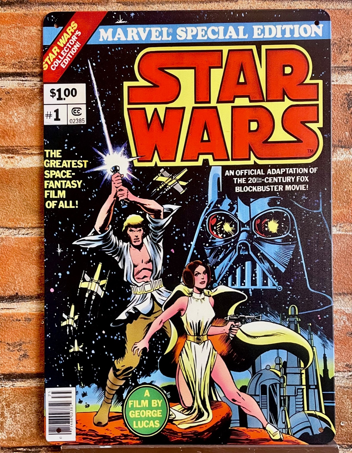 STARWARS BLUティンサイン  看板 ブリキ看板 インテリア ディスプレイ レトロ  アメリカン雑貨