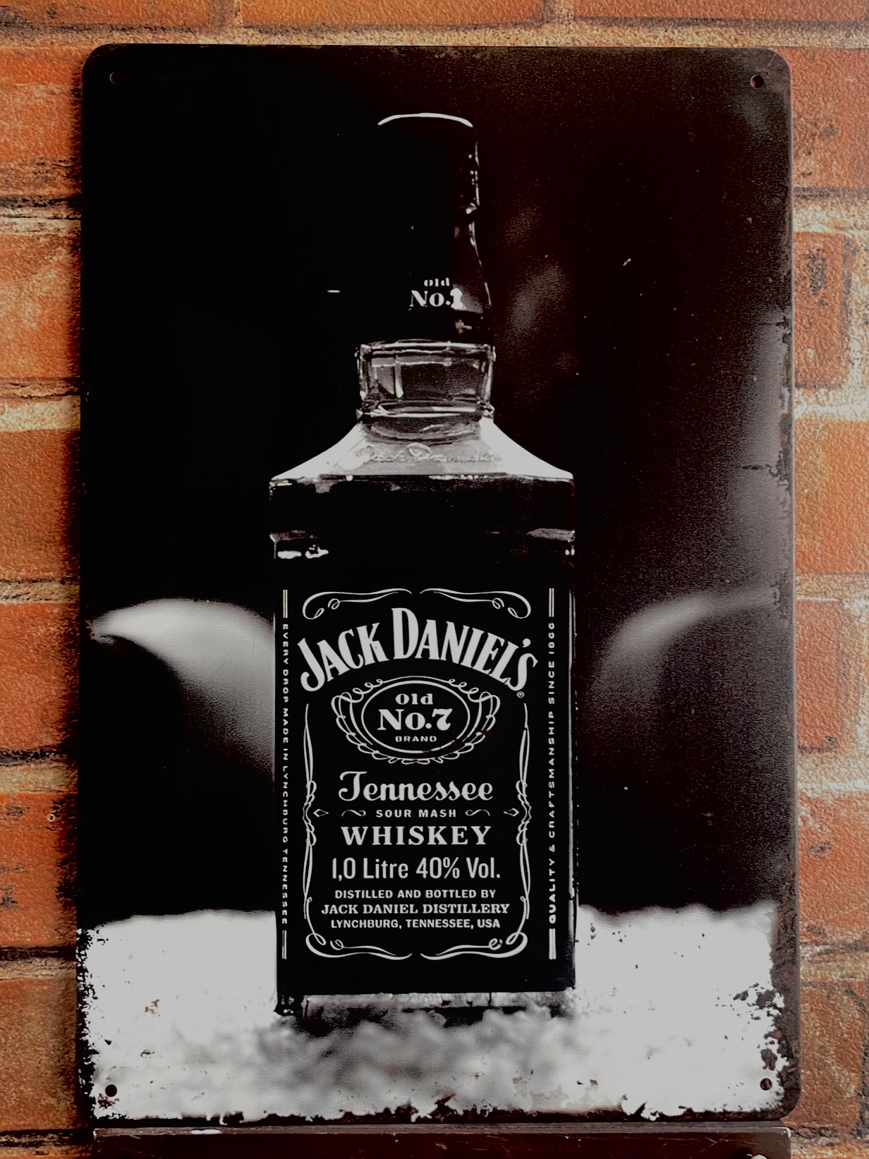 JACK ボトルティンサイン 看板 ブリキ看板 インテリア ディスプレイ レトロ  アメリカン雑貨