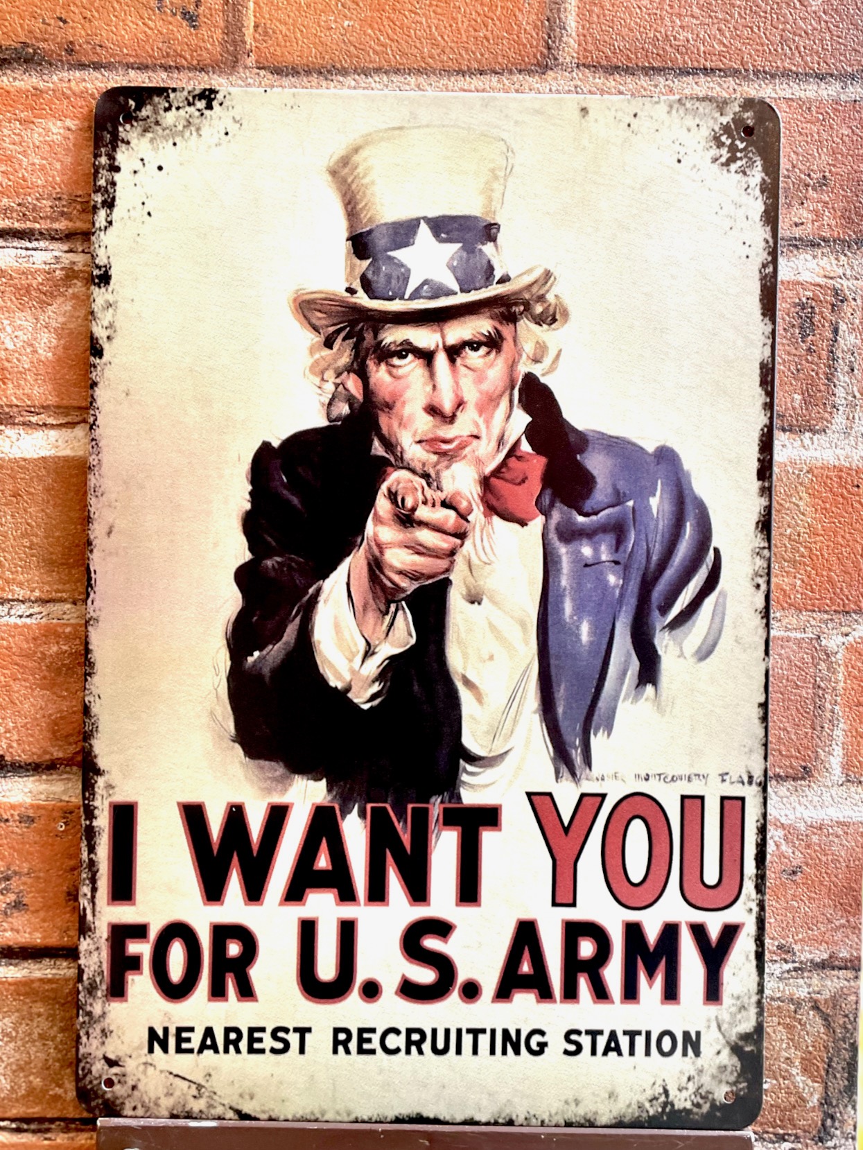 アンクル・サム ティンサイン 看板 アメリカン インテリア ディスプレイ アメリカン雑貨