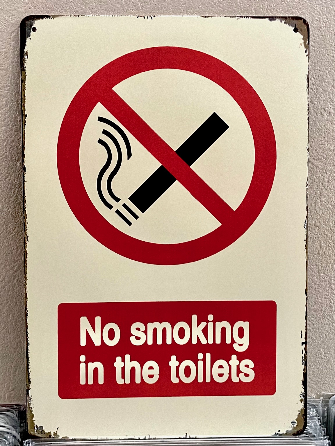 NO SMOKINGティンサイン看板 ブリキ看板 インテリア ディスプレイ レトロ  アメリカン雑貨