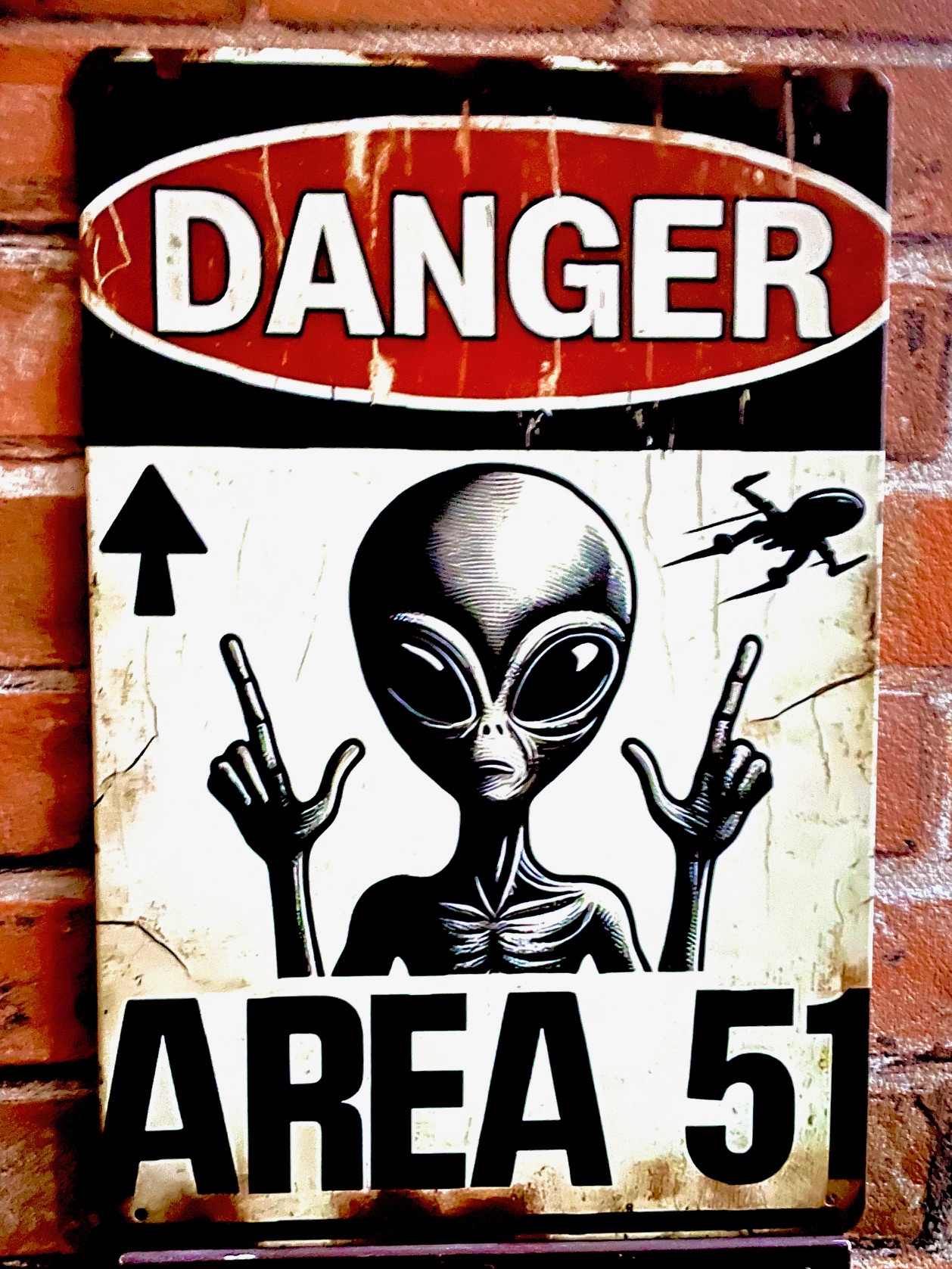 AREA51ティンサイン  看板 ブリキ看板 インテリア ディスプレイ レトロ  アメリカン雑貨