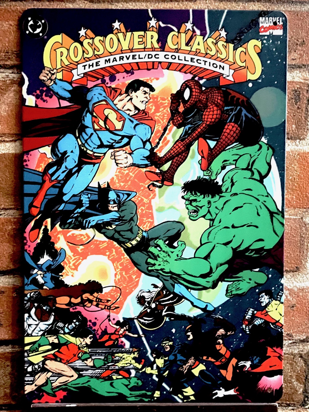 CROSSOVERティンサイン  看板 ブリキ看板 インテリア ディスプレイ レトロ  アメリカン雑貨