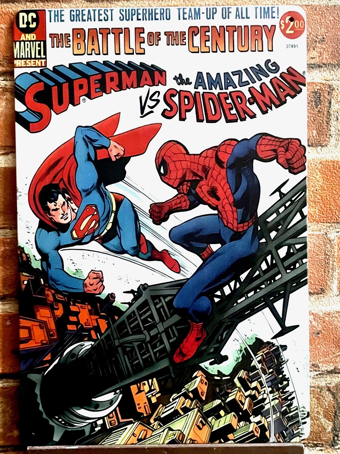 BATTLE OF CENTURYティンサイン  看板 ブリキ看板 インテリア ディスプレイ レトロ  アメリカン雑貨