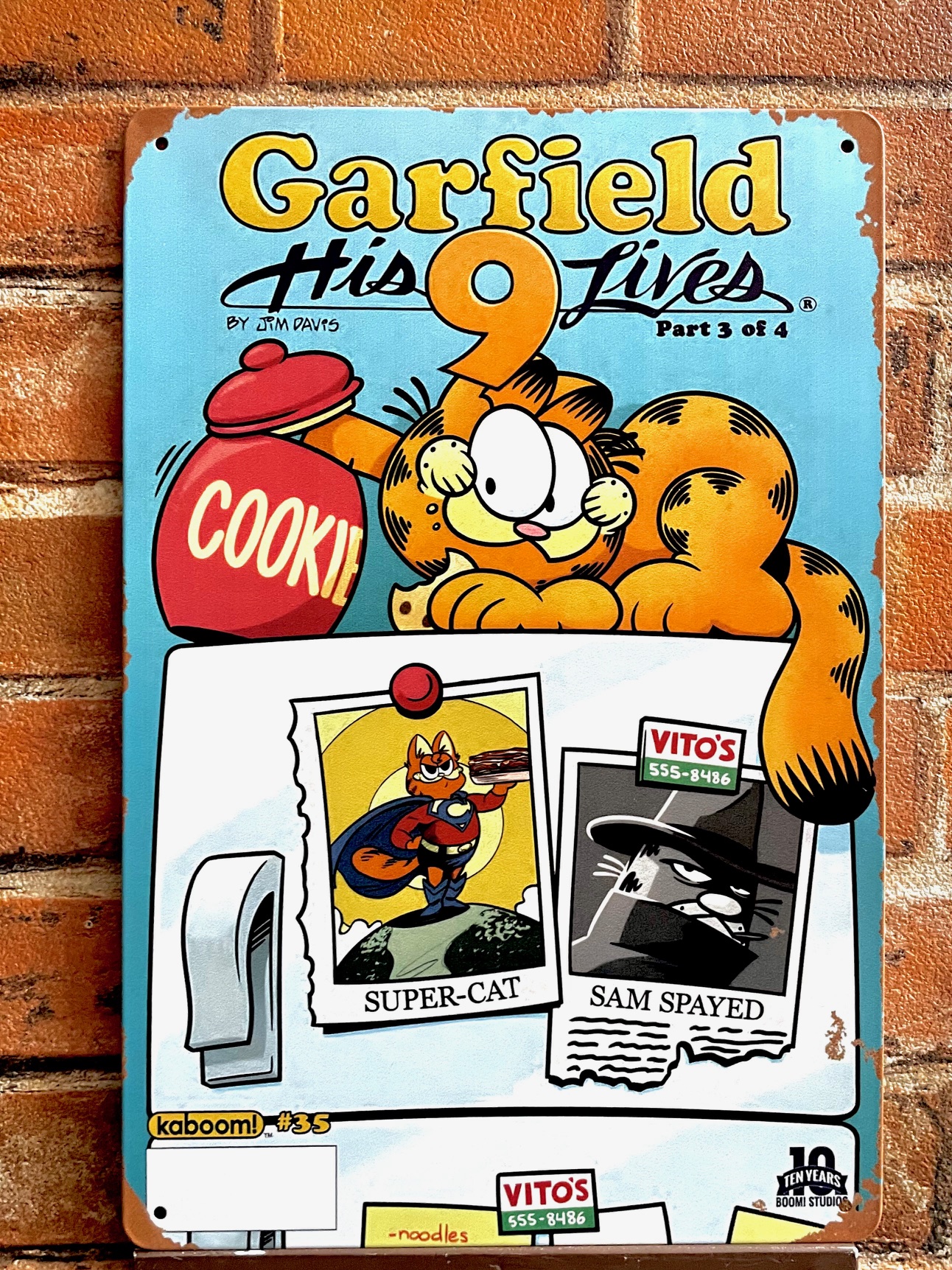 HIS 9LIVESティンサイン  看板 ブリキ看板 インテリア ディスプレイ レトロ  アメリカン雑貨