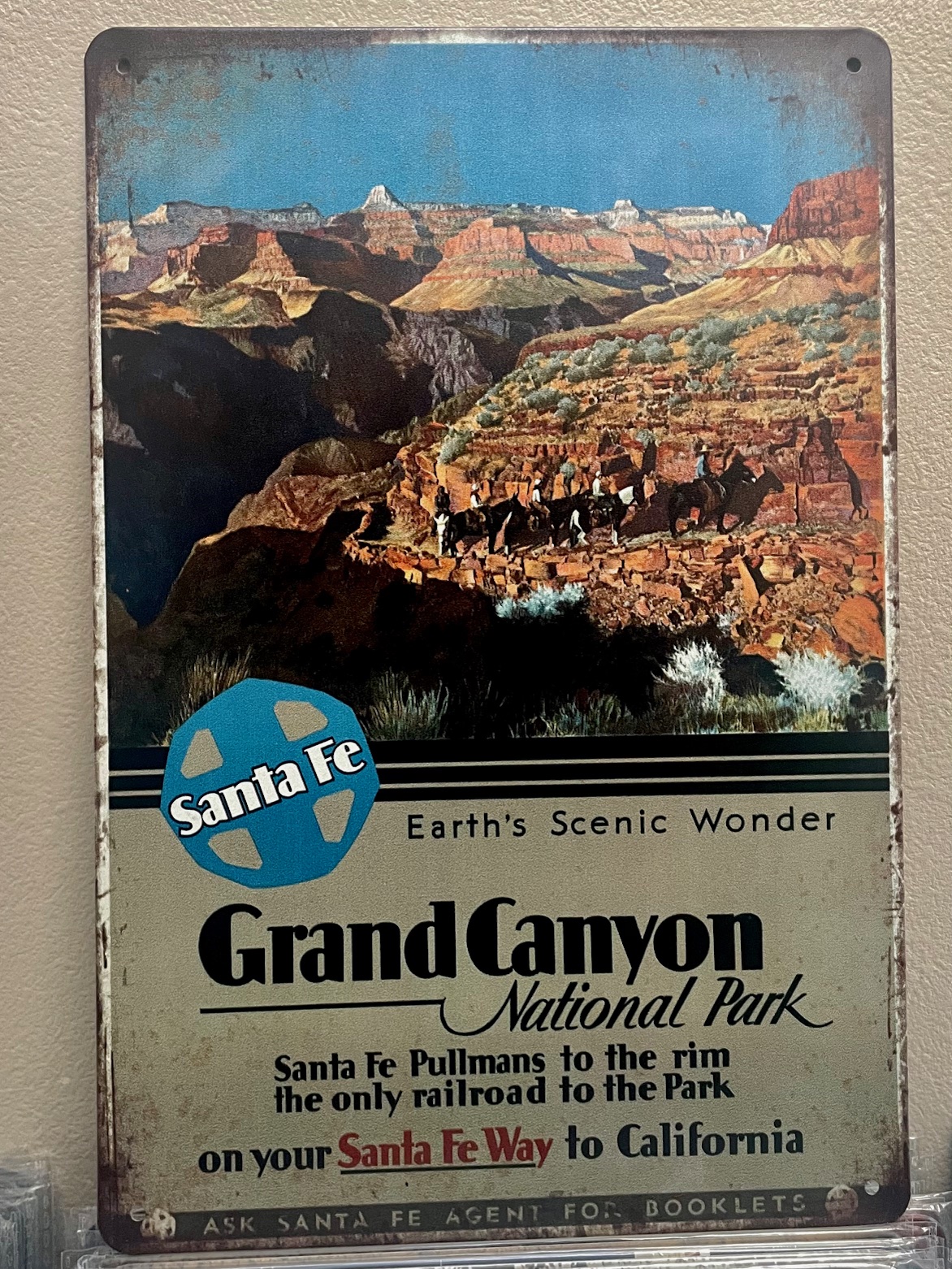GRAND CANYONサイン看板 ブリキ看板 インテリア ディスプレイ レトロ  アメリカン雑貨