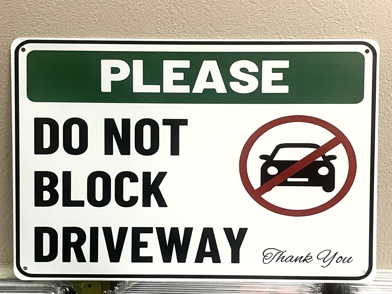 DO NOT BLOCK看板 ブリキ看板 インテリア ディスプレイ レトロ  アメリカン雑貨