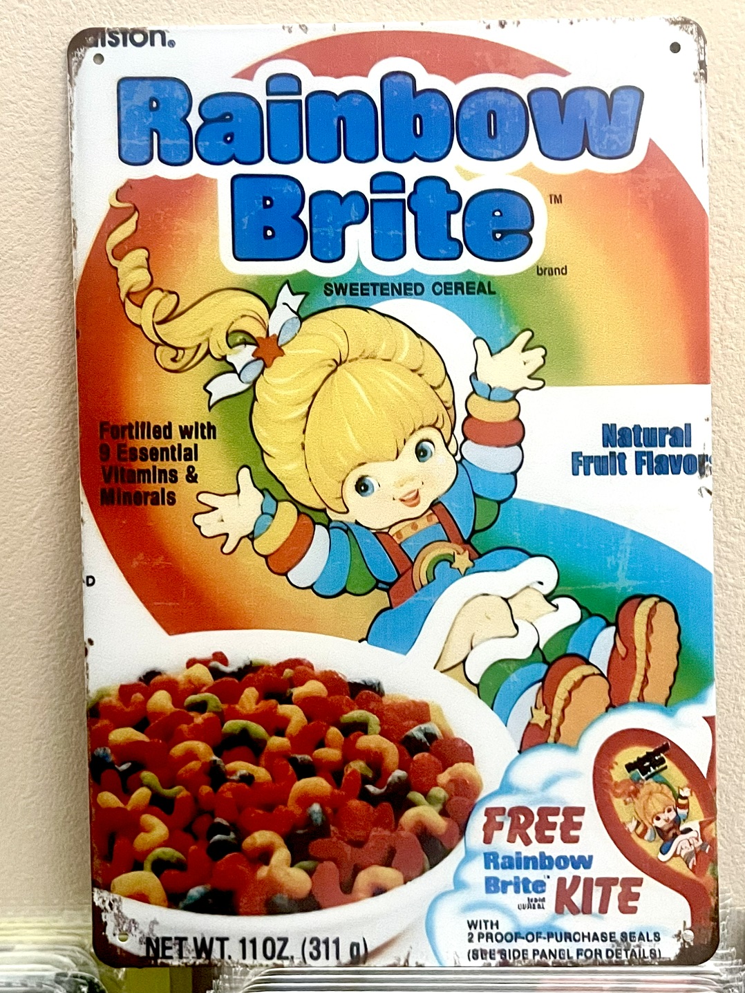 RAINBOW 看板 ブリキ看板 インテリア ディスプレイ レトロ  アメリカン雑貨