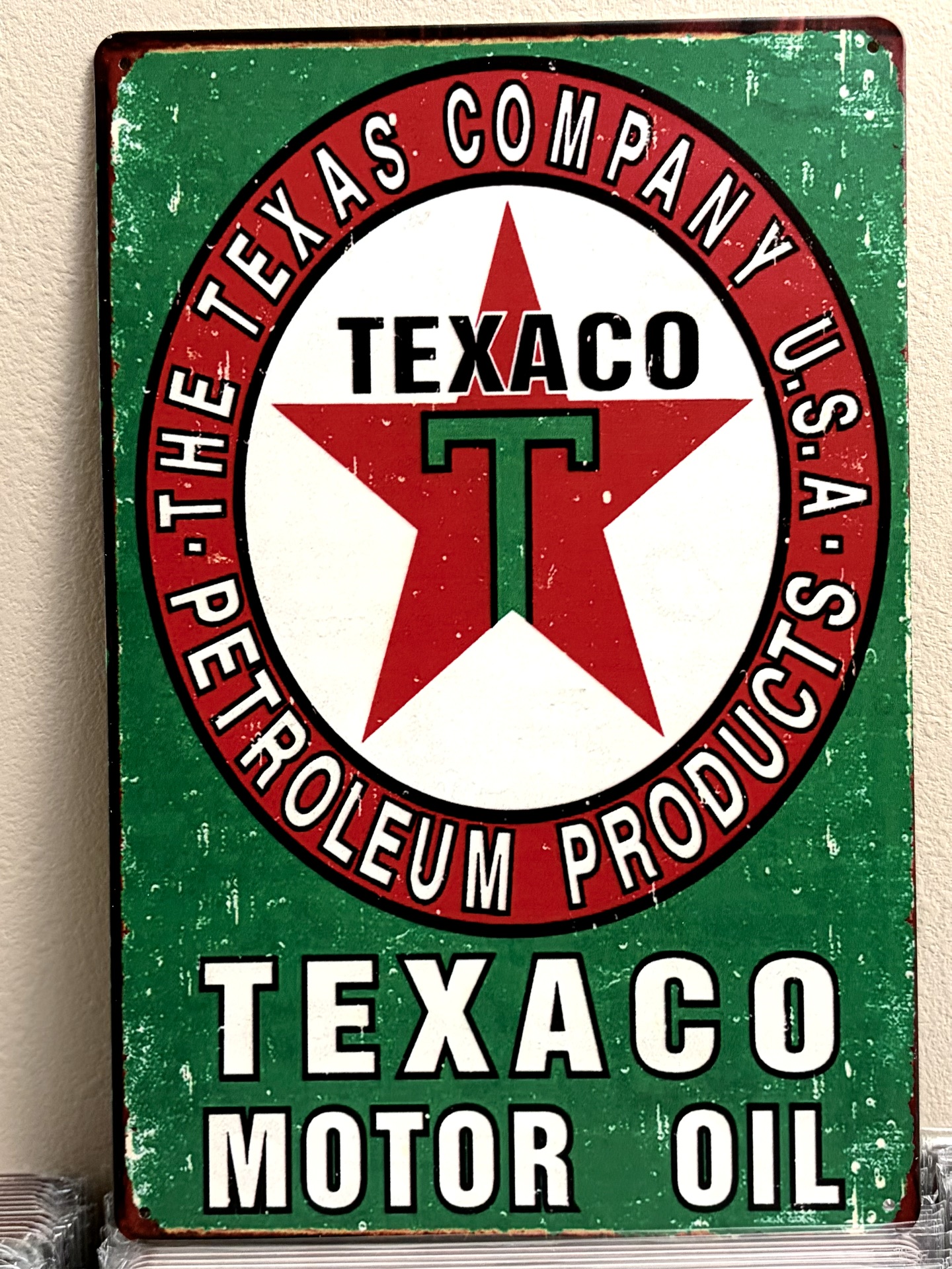 TEXACO GR看板 ブリキ看板 インテリア ディスプレイ レトロ  アメリカン雑貨
