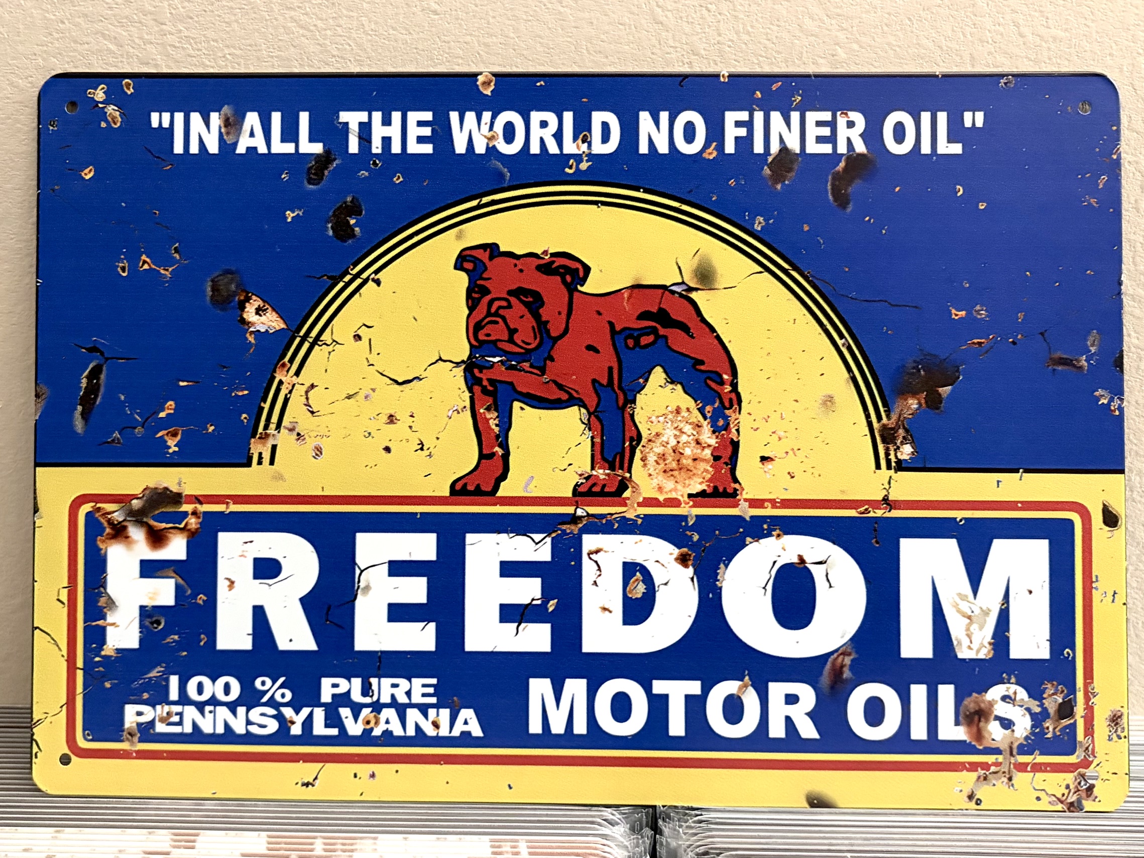 FREEDOM 看板 ブリキ看板 インテリア ディスプレイ レトロ  アメリカン雑貨