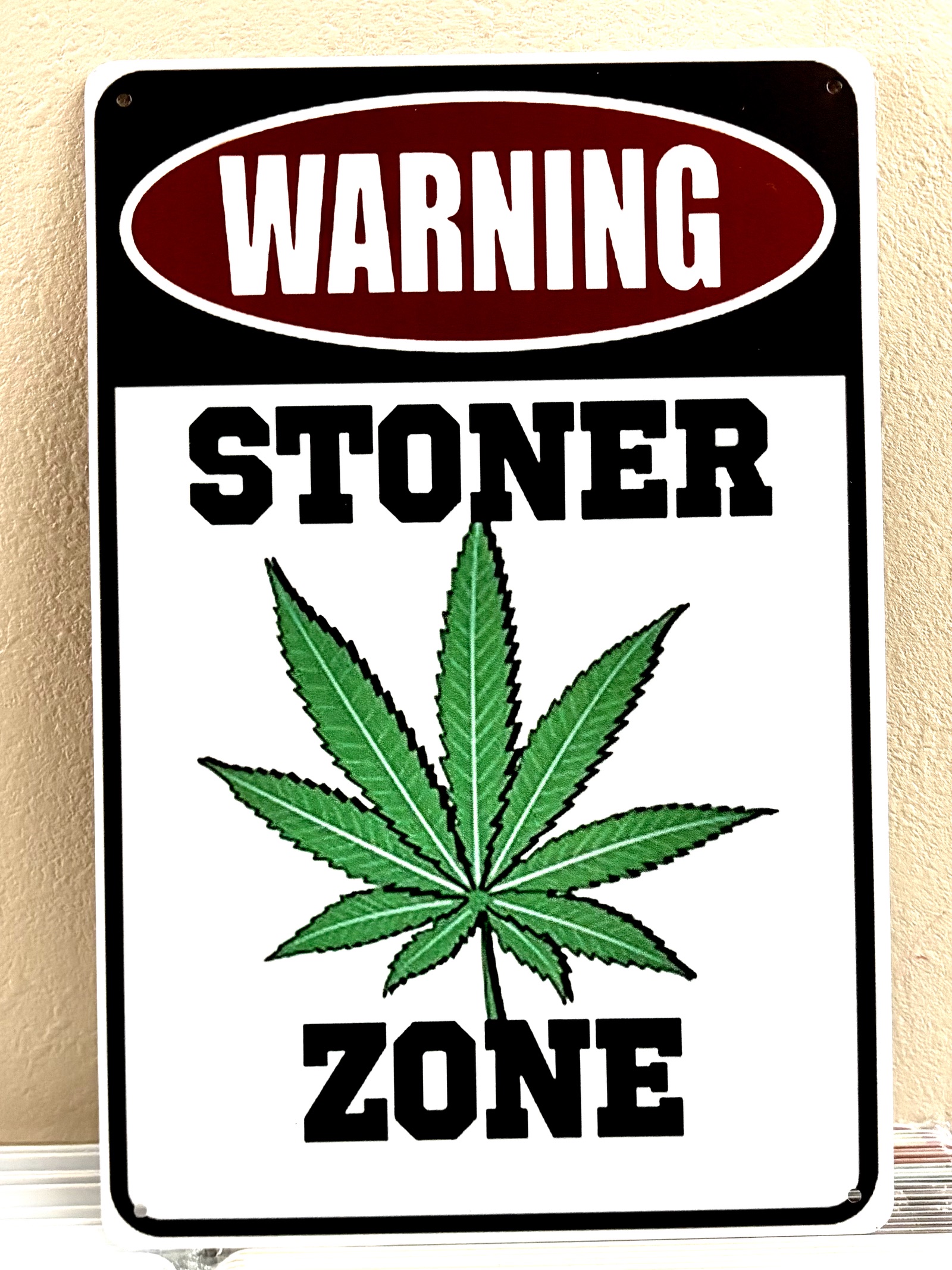 STONER ZONE看板 ブリキ看板 インテリア ディスプレイ レトロ  アメリカン雑貨