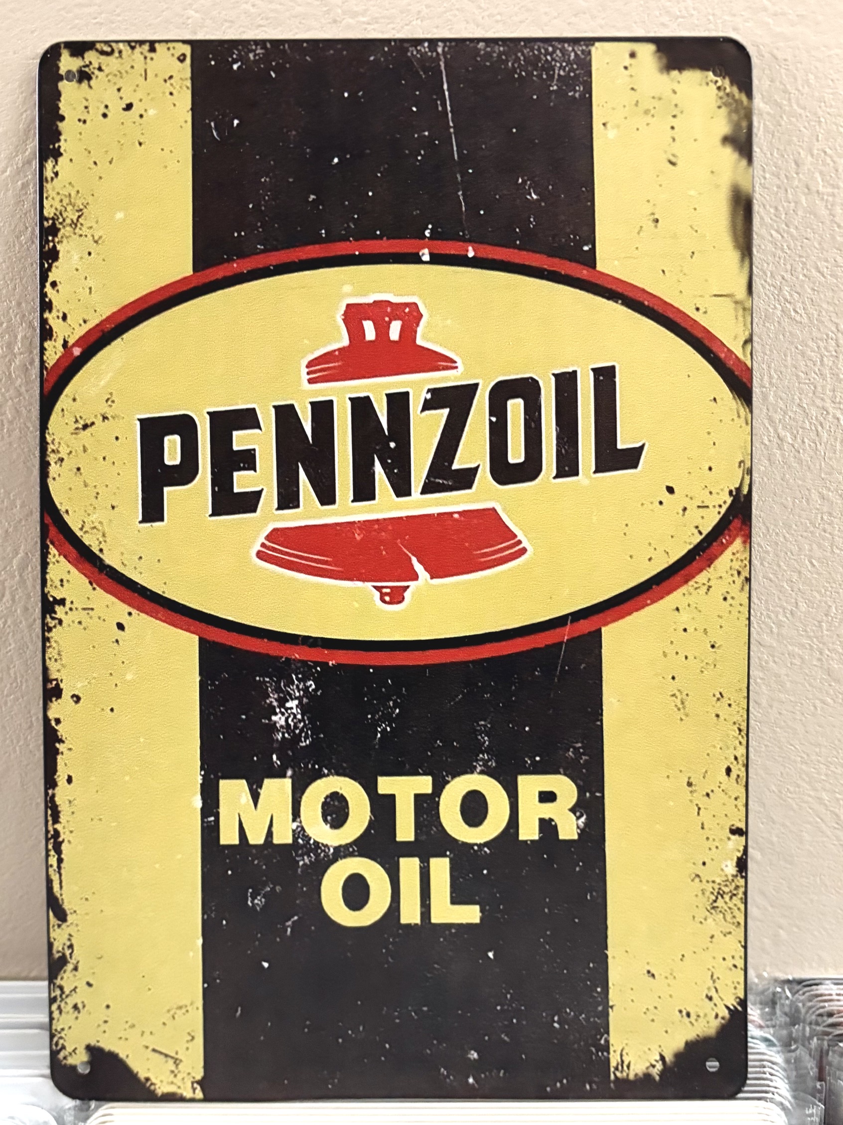 PENNZOIL看板 ブリキ看板 インテリア ディスプレイ レトロ  アメリカン雑貨