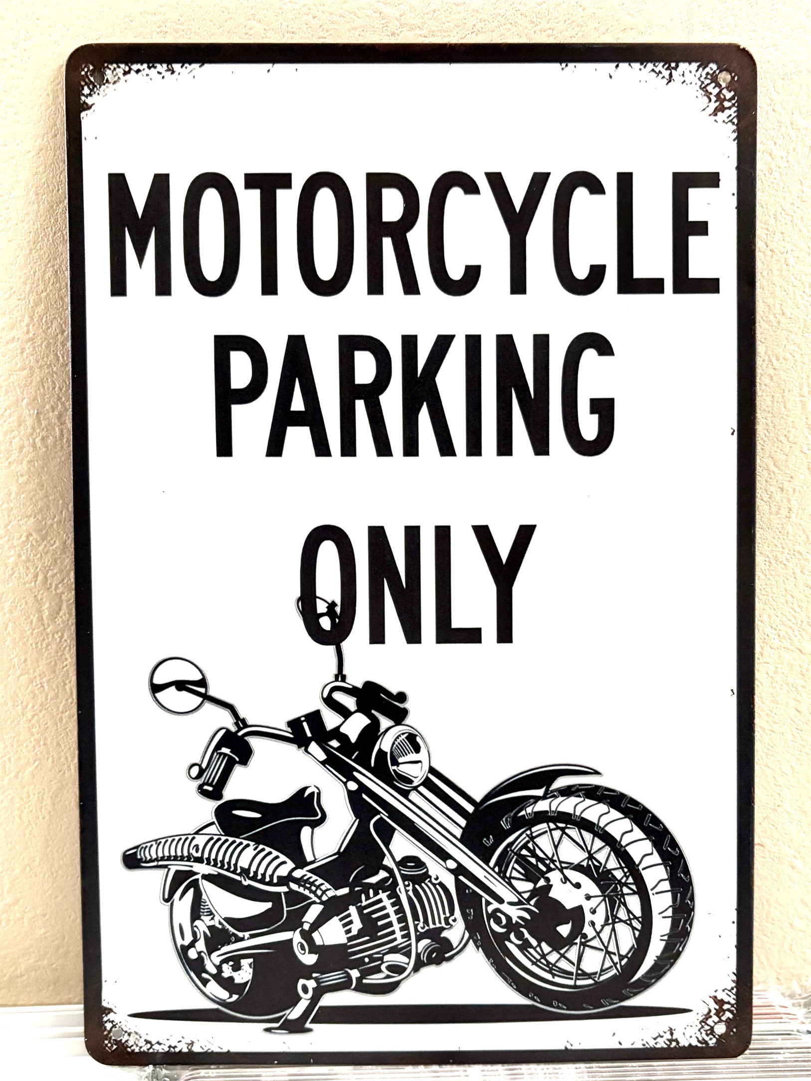MOTORYCYCLE 看板 ブリキ看板 インテリア ディスプレイ レトロ  アメリカン雑貨
