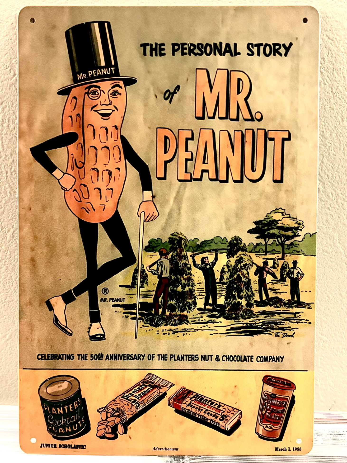 MR PEANUT 看板