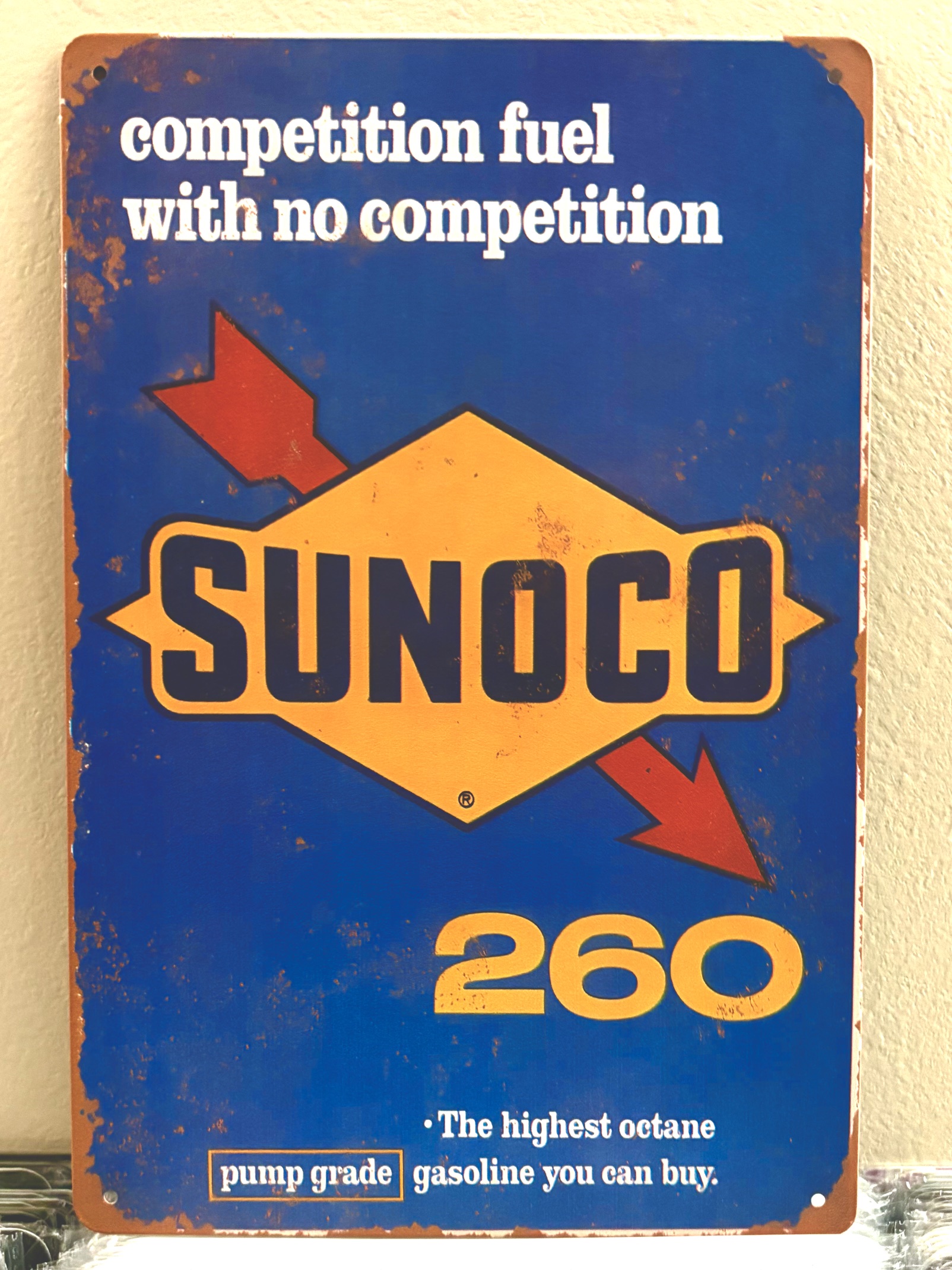 SUNOCOティンサイン