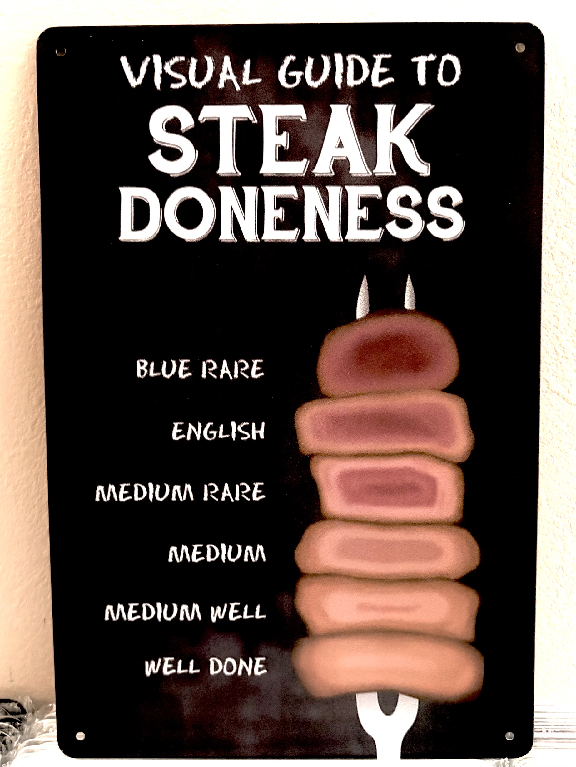 STEAK ティンサイン