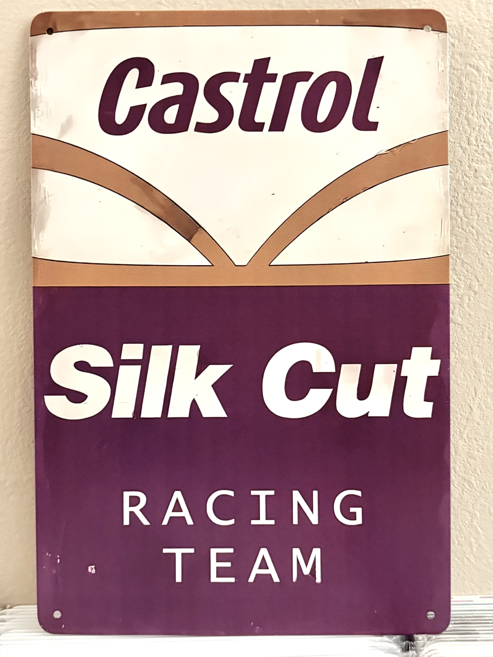 CASTROL SILKティンサイン