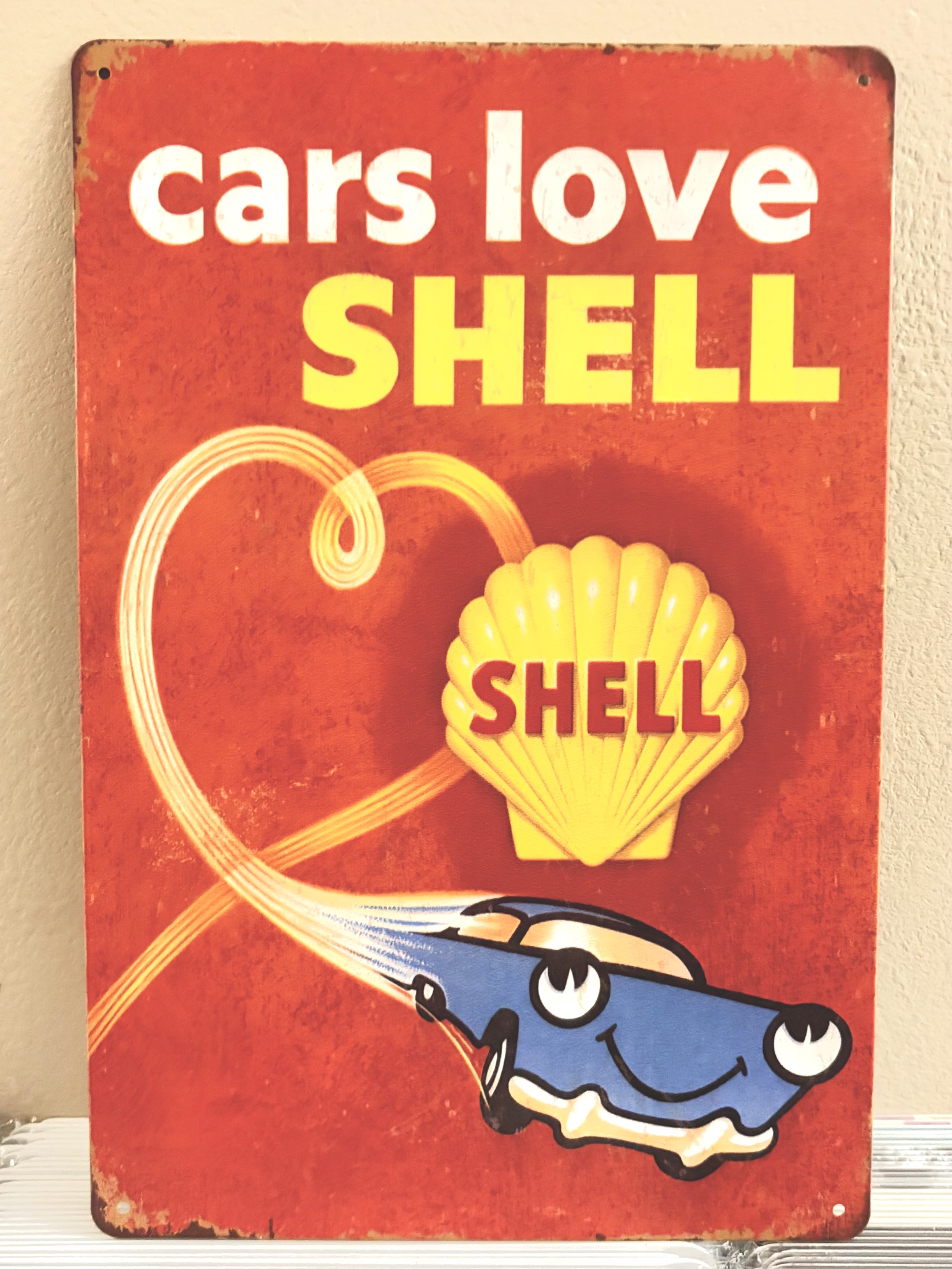 CARS LOVEティンサイン