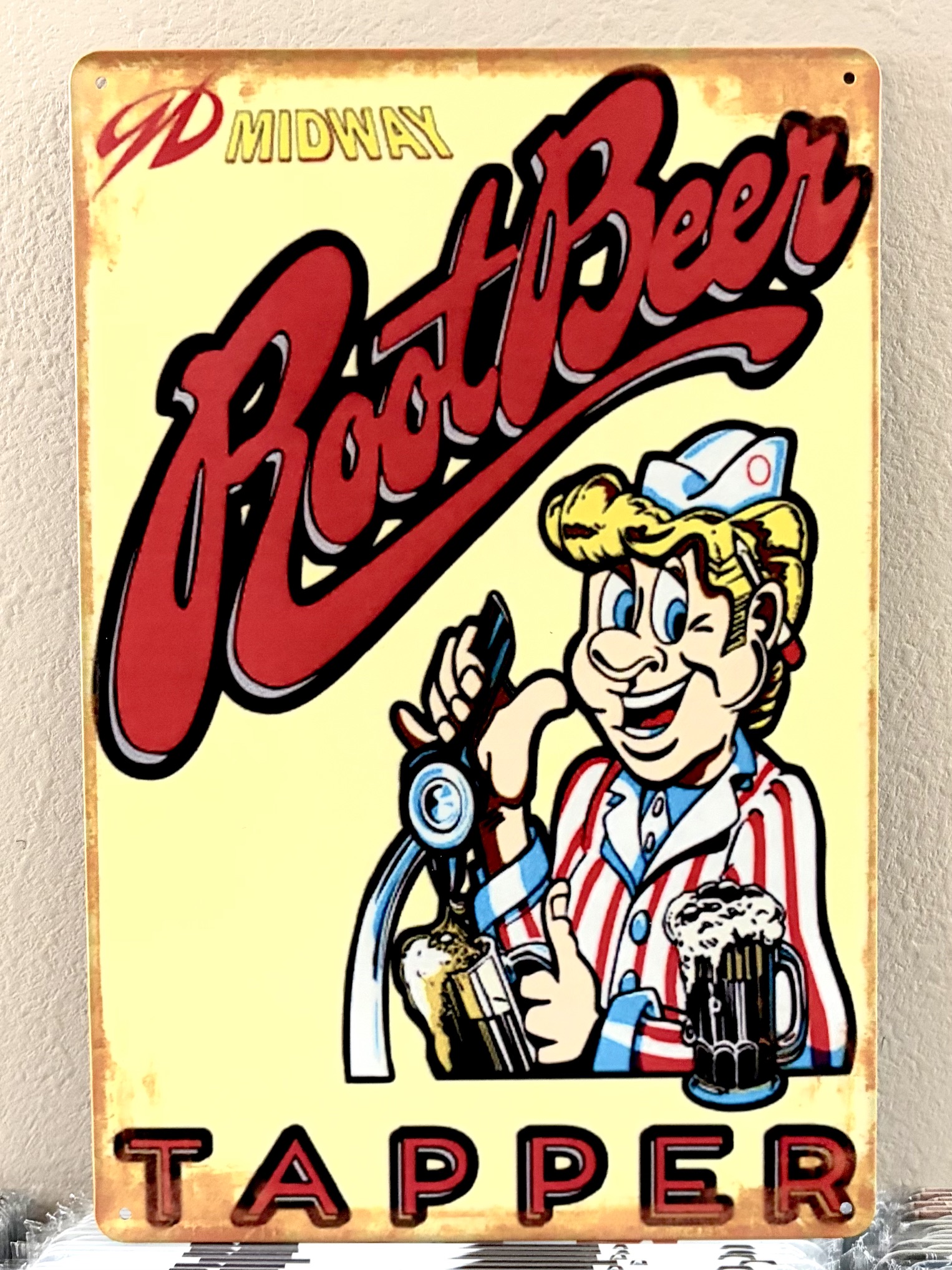 ROOTBEER看板 ブリキ看板 インテリア ディスプレイ レトロ  アメリカン雑貨