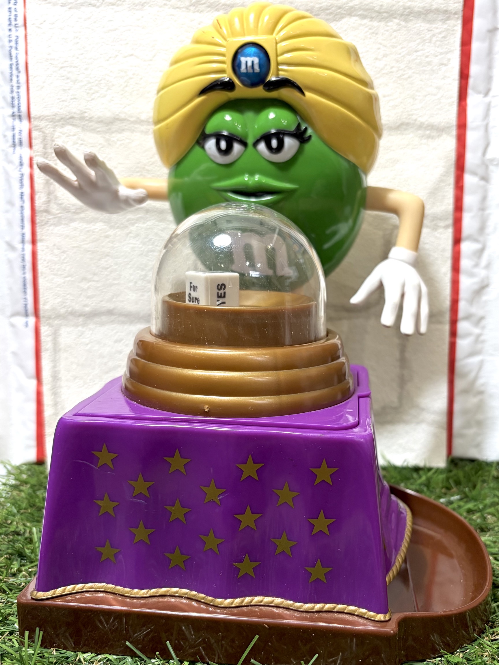 M&M's　グリーンマジシャンキャンディディスペンサー 　インテリア ディスプレイ アメリカン雑貨