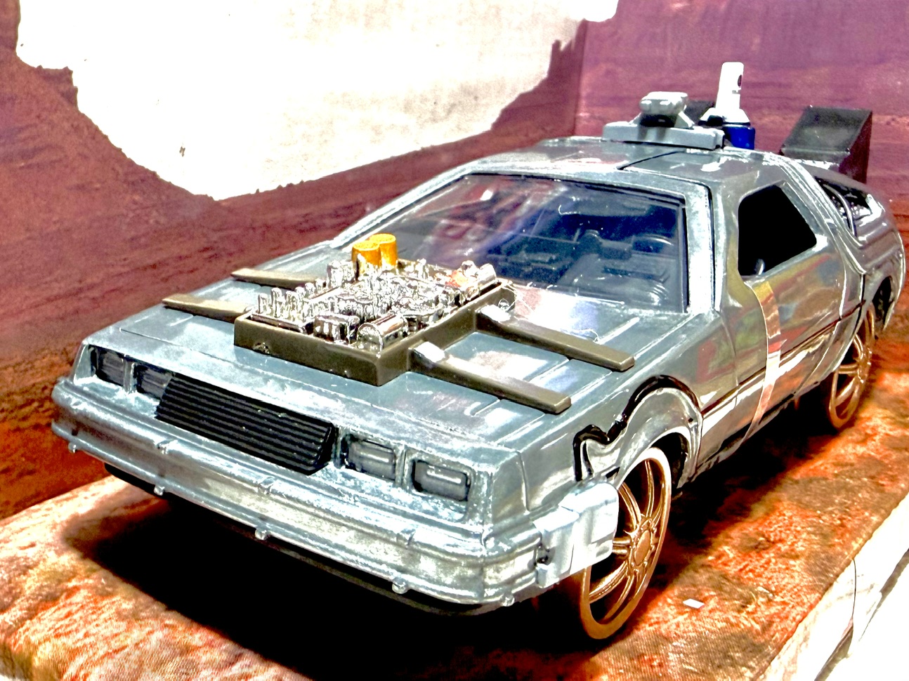 バック・トゥ・ザ・フューチャー3 　タイムマシン 1:32スケール ダイキャストメタル