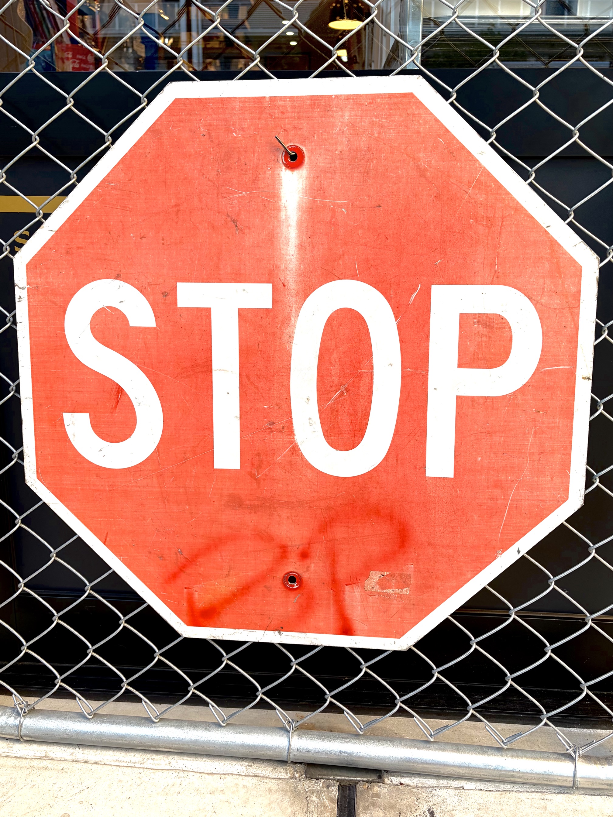 STOP  ロードサイン　Vintage