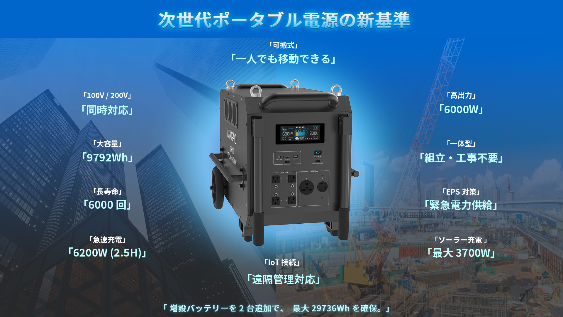 AS9700 次世代ポータブル電源
