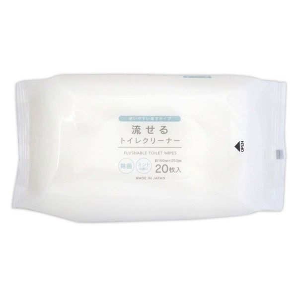 【G】流せるトイレクリーナー　20枚入