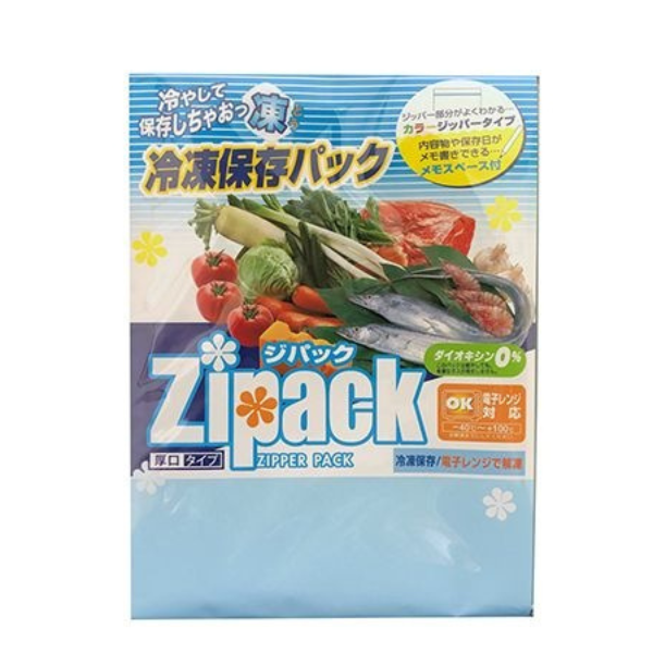 ジパック・冷凍保存パック　フリーザーバッグ 3枚入