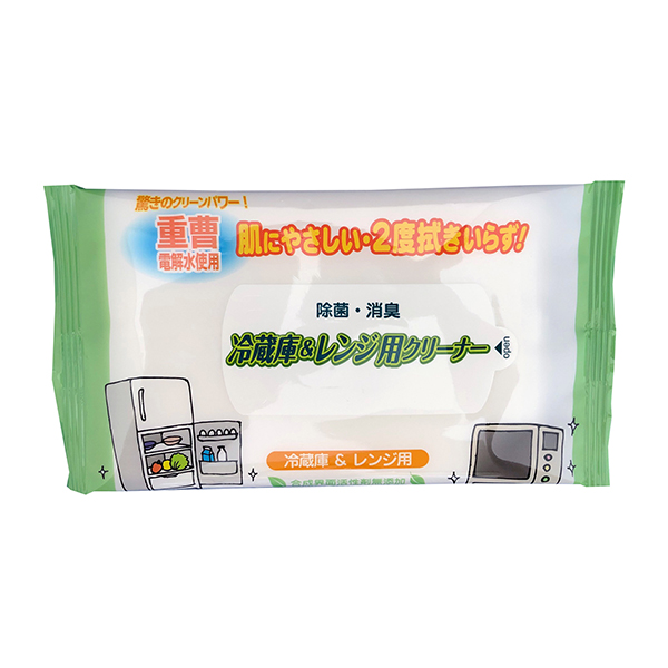 【ZA】冷蔵庫＆レンジ用クリーナー 5枚入