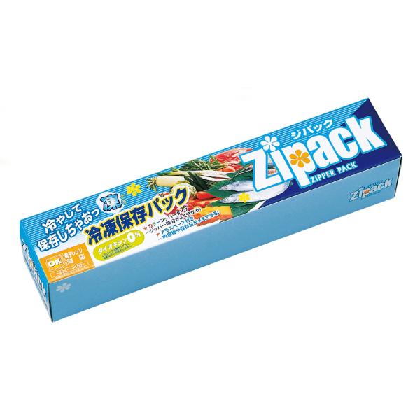 ジパック冷凍保存パック5枚入BOX