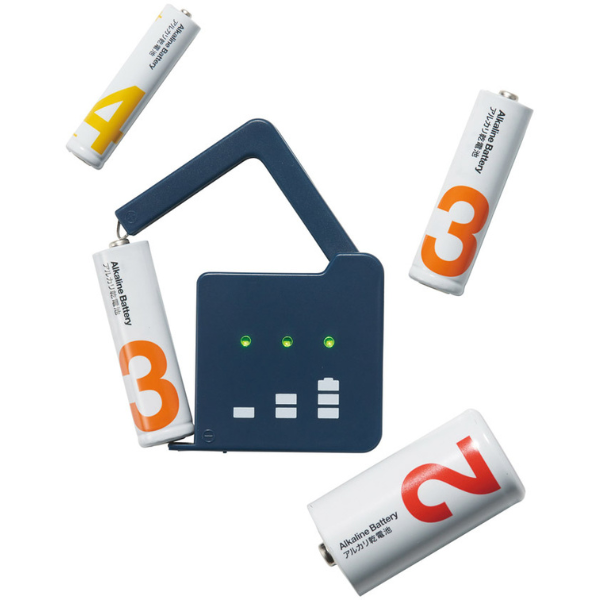 【E】モシモニソナエル 乾電池チェッカー