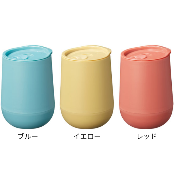 【E】蓋付ダブルウォールタンブラー　各3色　※各色取り混ぜ